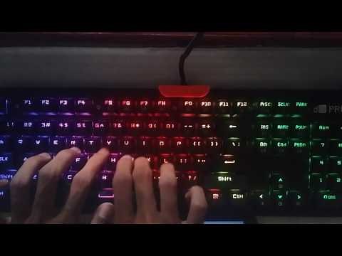 Mechanical Keyboard Outemu Red Switch Sound Test