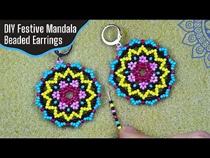 Festive Mandala Earrings – DIY Jewelry to Wow Your Friends