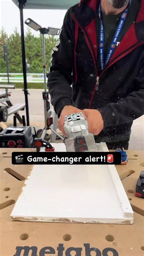 🎬 Game-changer alert! If you’re restoring wood or revamping cabinets, meet the Metabo LF 850 S Paint Stripper — we saw it live at the D&M Show and it blew us away. Fast, clean, and built for serious results. No more tedious scraping or sanding — just smooth, professional-grade wood ready for its next chapter. 🛠️✨ - #paintstripper #woodrestorationtools #cabinetrefurbishment #restorationwork #refinishprofessionals #toolsofthetrade #powerfultools #professionaltips #renoexperts #cabinetrestoration