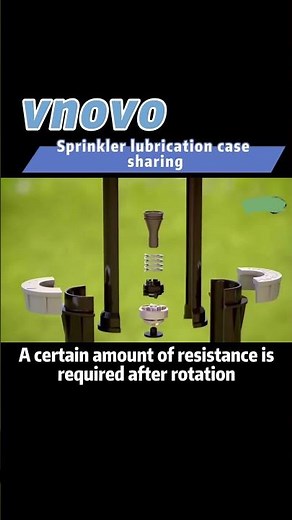 Irrigation Sprinkler Not Rotating? Lubrication Fix Explained #vnovo