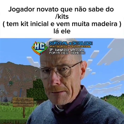 E só pegar o kits fácil #servidorsurvival #servidorminecraft #servidorbr #survival #shortsminecraft