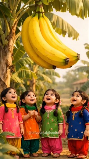 tiny girl Rock on Instagram: "From farm to freezer ❄️🍌 Desi style banana ice cream 😍 banana ice cream recipe village style ice cream cute kids food video tiny girls cooking desi village reels wholesome food content satisfying banana video trending food reels india #giantfood #foodreels #viral #girl #trending"