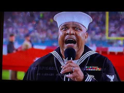 National Anthem performance by US Navy Petty Officer, First Class Retired Veteran, Generald Wilson.