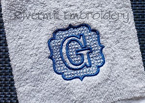 Embossed Machine Embroidery Monogram Alphabet - 3" Size - BX Files Included Instant Download Digitized Design PES DST   - Etsy