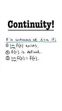 Understanding Continuity! #math #calculus #mathematics #maths #apcalculus