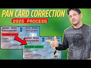 ✅ PAN Card Correction Online 2025 | Name, DOB, Address Change Kaise Kare | Full Step-by-Step Guide