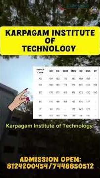 KarpagamInstituteOfTechnology#KITCoimbatore#CoimbatoreEngineeringCollege#EngineeringCollegeTamilNadu