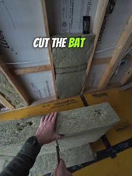 How to measure and cut mineral wool from RockWool