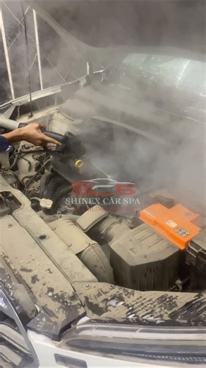 From grease, dust, and years of dirt to a factory-fresh engine bay 😮‍🔥 Pure steam power doing what chemicals can’t. Every corner cleaned, every layer of grime melted away. If you love satisfying transformations, this one hits different 🤌 No talking. No distractions. Just steam, pressure & perfection. Watch till the end for the cleanest engine reveal 👀✨ 📍 Shinex Car Spa – Where engines breathe clean again. #EngineCleaning #SteamCleaning #EngineBayDetailing #CarDetailingIndia #ASMRCleaning Sa
