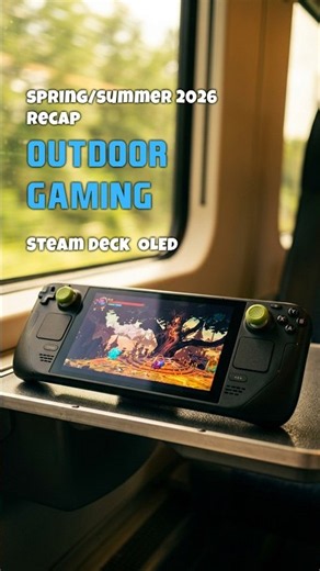 My spring/summer 2026 recap of playing Steam Deck OLED on the trip #gaming #steamdeck