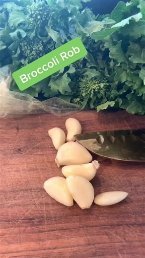 Delicious Broccoli Rob with Garlic Recipe