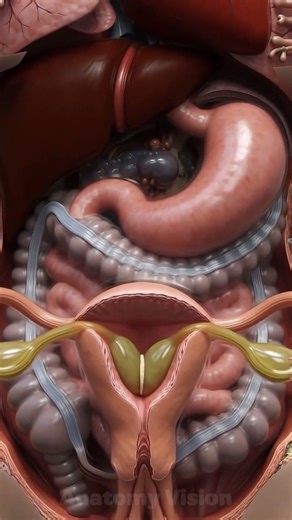 Menstrual Cycle in Realistic 3D | Ovulation to Period Explained