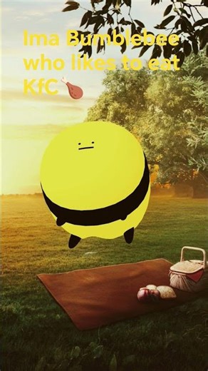 Oh Ima Bumblebee #bee #kfcchicken #celery