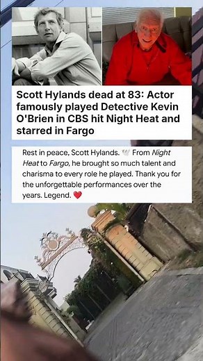 Scott Hylands dead at 83: Actor famously played Detective Kevin O'Brien in ... #celebrity