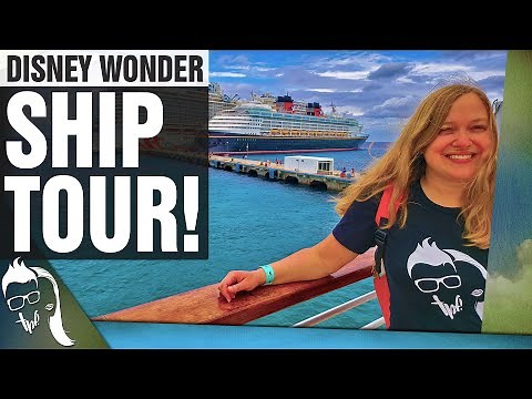Disney Wonder Tour | Full Walkthrough Ship Tour!