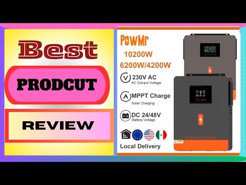 EU Stock 1.6KW 3KW 4.5KW 4.2KW 6.2KW 10KW 24V 48V 230Vac MPPT Charge Solar Power Hybrid