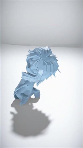 Stylized Child Character with Messy Hair and Simple Outfit