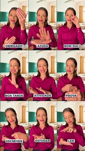 Sinais Básicos em libras para sala de aula | Débora Libras
