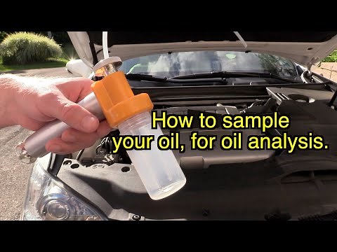 How to sample engine oil, how to send oil to the lab for oil analysis. Why oil analysis is needed?