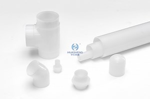 [Hot Item] Solvay ISO Standard PVDF PVDF-HP PVDF-UHP Tube Pn10 Pn16 PVDF Pipe From Size 20 to Size 225