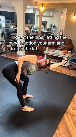 Banded Distraction Lat Stretch