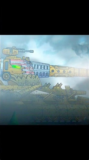 atomic monster vs fortress goose || #gerand #ww2 #tank #animation #kv44 #shorts #history