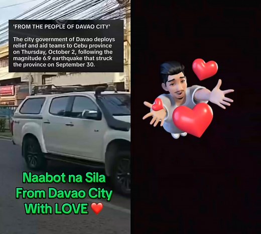 From the People of Davao city To cebu | Michael Santos