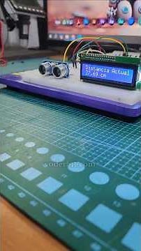 Medidor de Distancia Ultrasónico con Arduino y LCD I2C #arduino #arduinoproject #robotics #diy