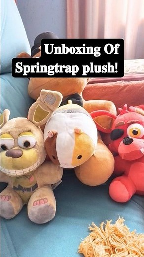 unboxing of springtrap plush#fnaf#plush#springtrap