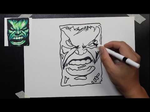 How to Draw HULK Step by Step | Easy Marvel Drawing Tutorial for Beginners