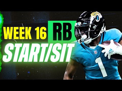 Week 16 RB START/SIT Every Match Up Analysis 🚨 MUST-Play or Bench Players (2025 Fantasy Football)