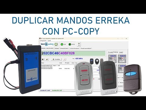 Duplicar mandos Erreka con PC COPY