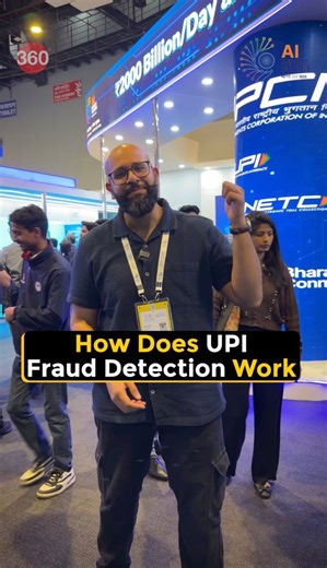 AI Impact Summit shows how UPI fraud detection works in real time: NOCI UPI Fraud detection . . #AI #AIImpactSummit2026 #upi #NPCI #tech . . (AI Impact summit, UPI fraud detection, AI fraud detection, AI scam protection, AI feature, NPCI AI) | Gadgets 360