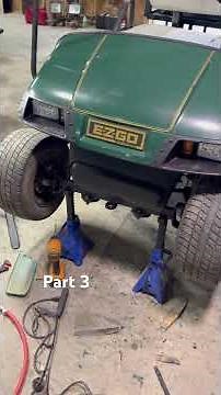 EZGO GOLF CART -Part 3 #golfcarts #ezgo #diy #blinkers #headlights #taillights #stepbystep #fullsend