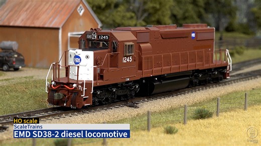 ScaleTrains HO scale EMD SD38-2 diesel locomotive - Trains