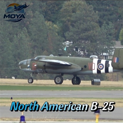 This is a Genuine World War II American B-25 Mitchell Medium Bomber #aviation #military