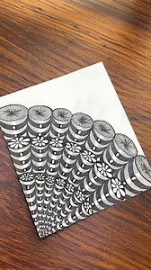 179K views · 3.8K reactions | Amazing And Relaxing Zentangle Pattern | Drawing Tutorial For Beginners #zentangle #zendoodle #zenart #trending #momdfulart #viralpost #easyart | Easy Art | Facebook