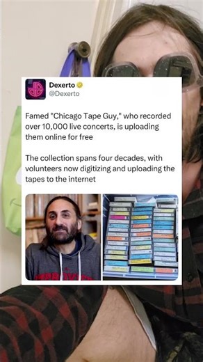 The famed Chicago tape guy who recorded over 10,000 live concerts