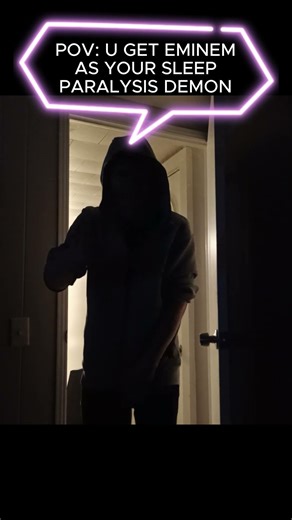 POV: U get Eminem as your Sleep Paralysis Demon 😂 🤣 By CALLI #sleepparalysisdemon #eminem