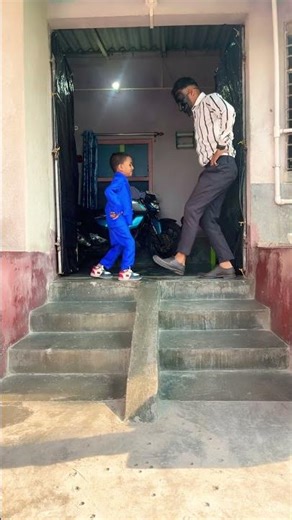 Baap and beta Tuzelity shuffle step by steps down dance competition