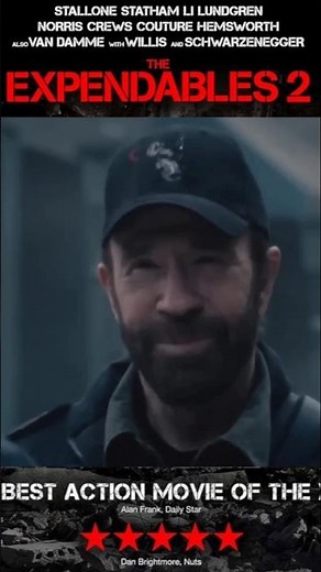 The Expendables 2, 2012, Chuck Norris Comes to the Rescue!