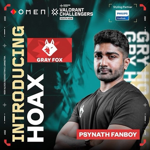 Meet the finalists of the VSCA 2024 Cup 1 LAN Finals:- @grayfoxesports ✨ 📅 : 14-15-16 March 2024 🏆Prize pool INR 1 Crore RSVP Here:- https://gamingshow.in/visitor_registration_indiagamingshow_2024.php #levelup #valorantchallengerssouthasia #VCSA2024 #vcsa #OMENIndia #riot #philipsoneblade #valorant #tournament #gaming #southasia #upcoming #LAN #pune #valorantLAN #nodwingaming | NODWIN Gaming