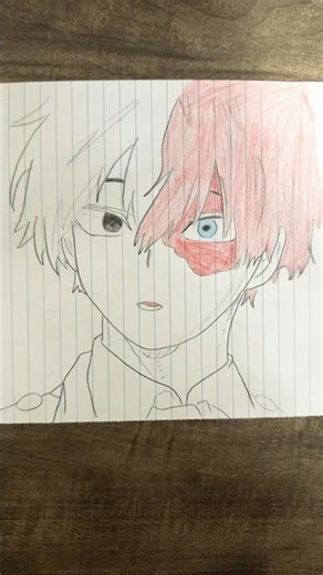 ￼ Todoroki￼ he so perfect #makeuptransformation #transition