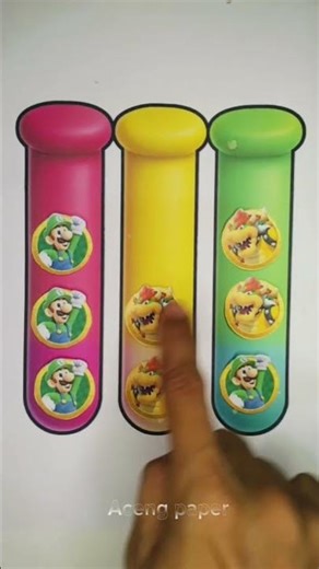 SUPER MARIO BROS PAPER CRAFT INTERACTIVE NEW SEASON #part 228 #mario #supermariobros #games #puzzle