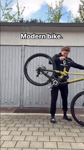 Modern mtb VS Retro mtb. Bike suspension test. #mtb