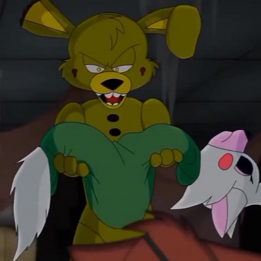 FNAF Springtrap and Mangle Animation Moments