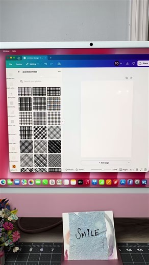 Canva Tip: Change Seamless Paper & Graphic Colors