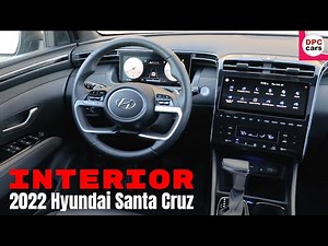 Interior of the 2022 Hyundai Santa Cruz Truck