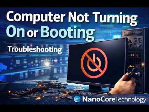 Computer Not Booting? Step-by-Step Troubleshooting & Fixes