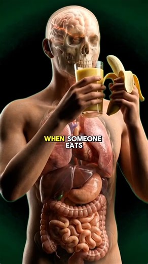 What Happens Inside Your Body When You Eat banana 3D Digestion Journey”#HealthTips #YouTube Shorts"